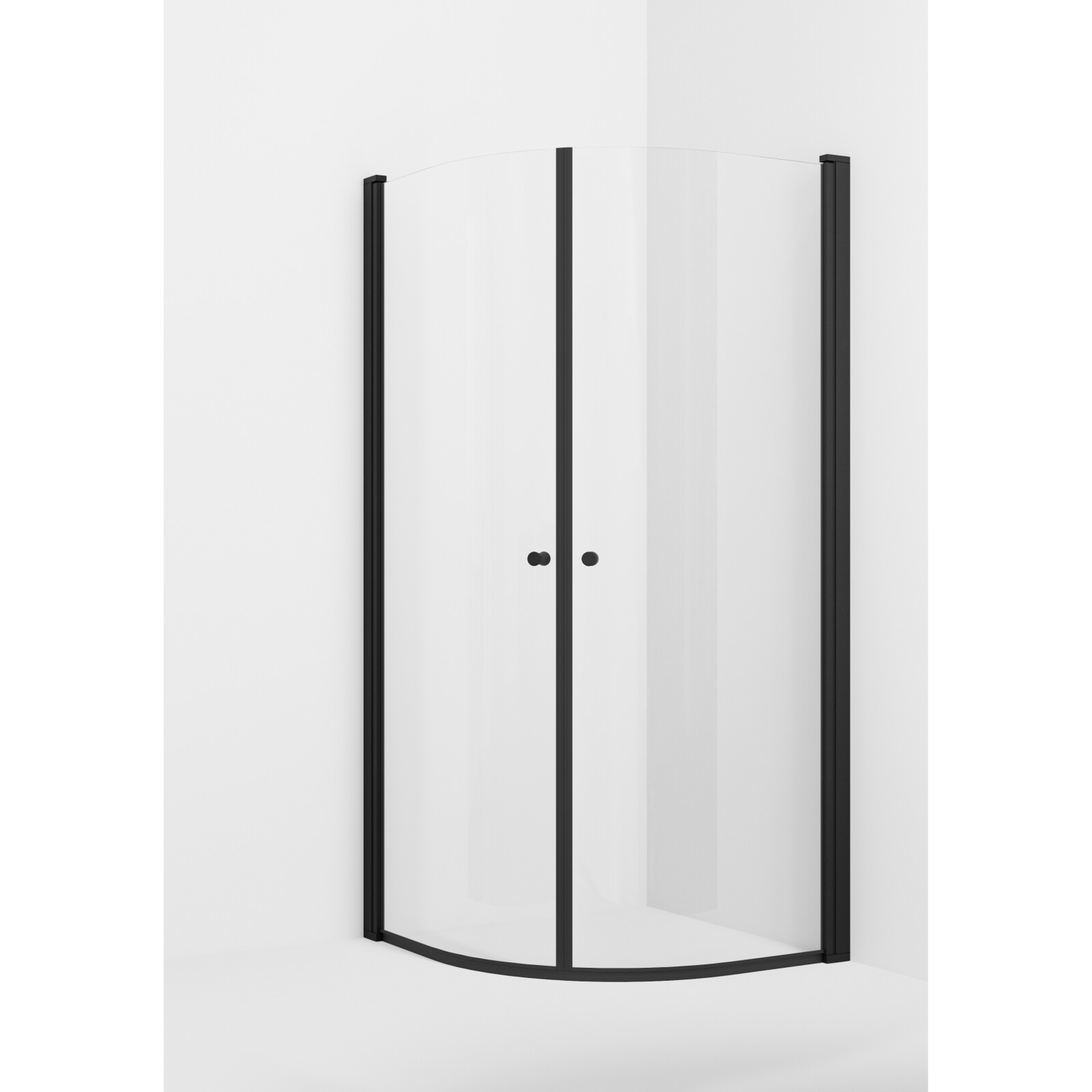 Dusjhjørne buet LIAM 80x100 V