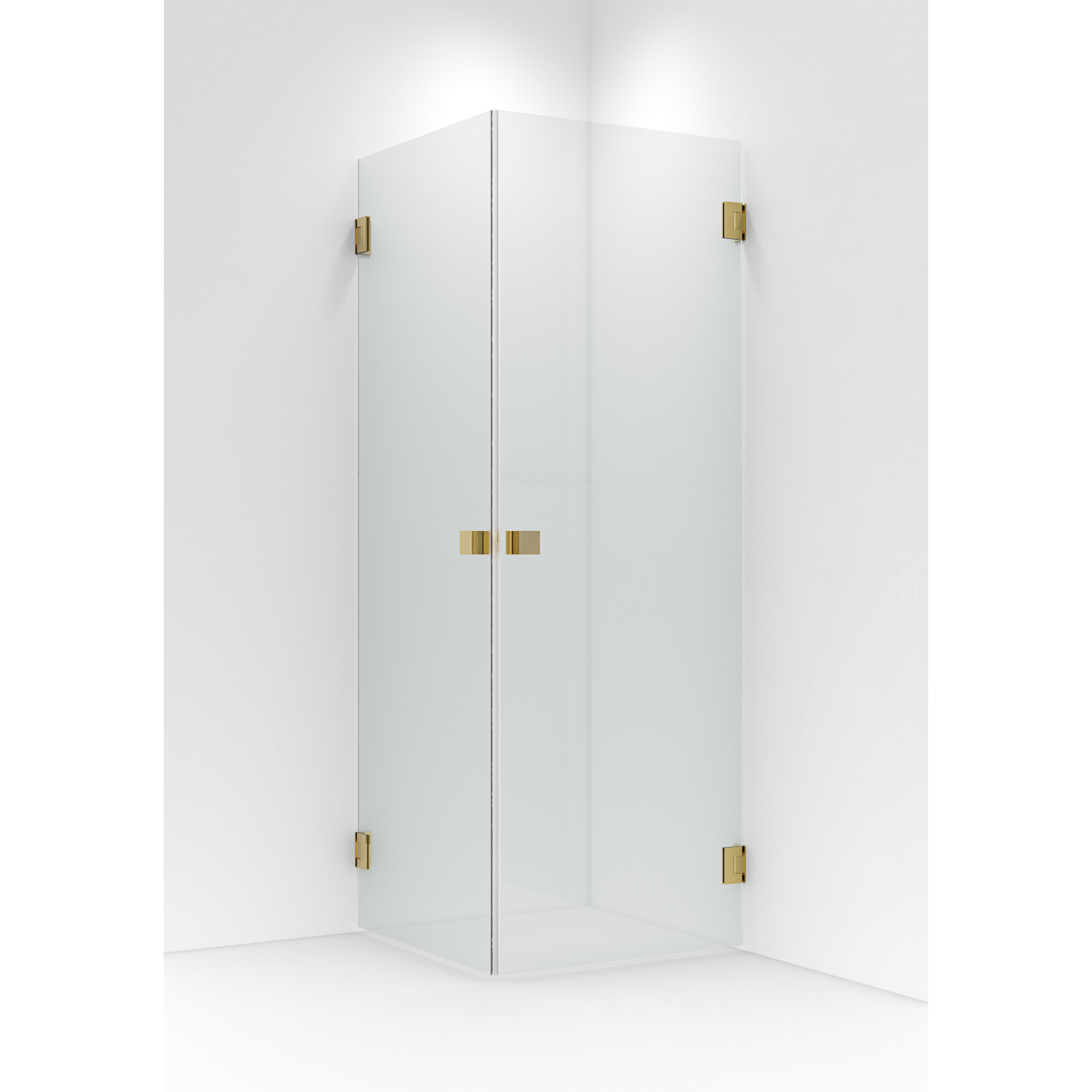 EMIL dusjhjørne m/ gull hengsler