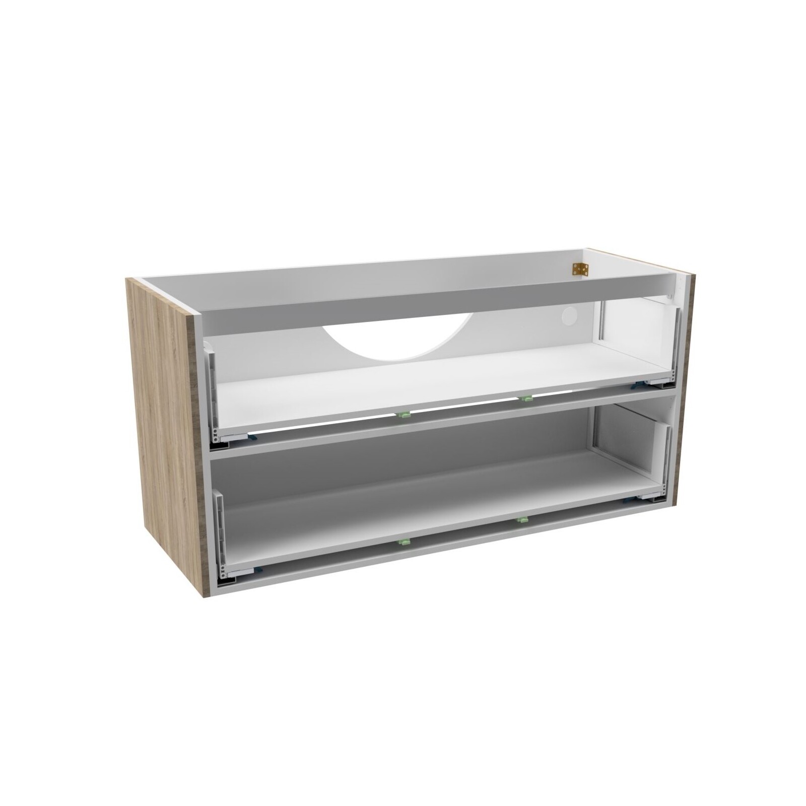 Støtte alu benkeplate 80