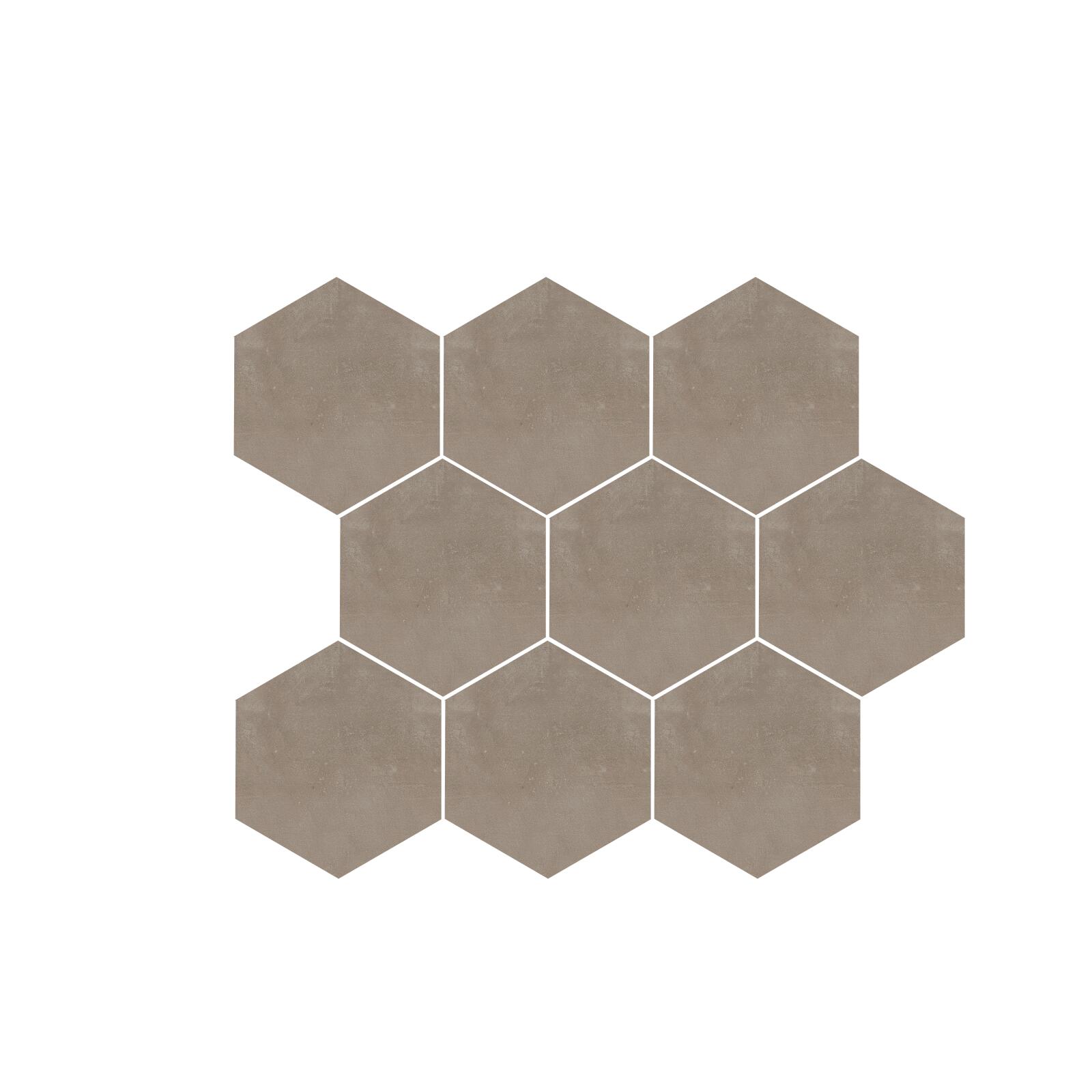 Gulv-/vegghexagon URBAN SPACE 10x10