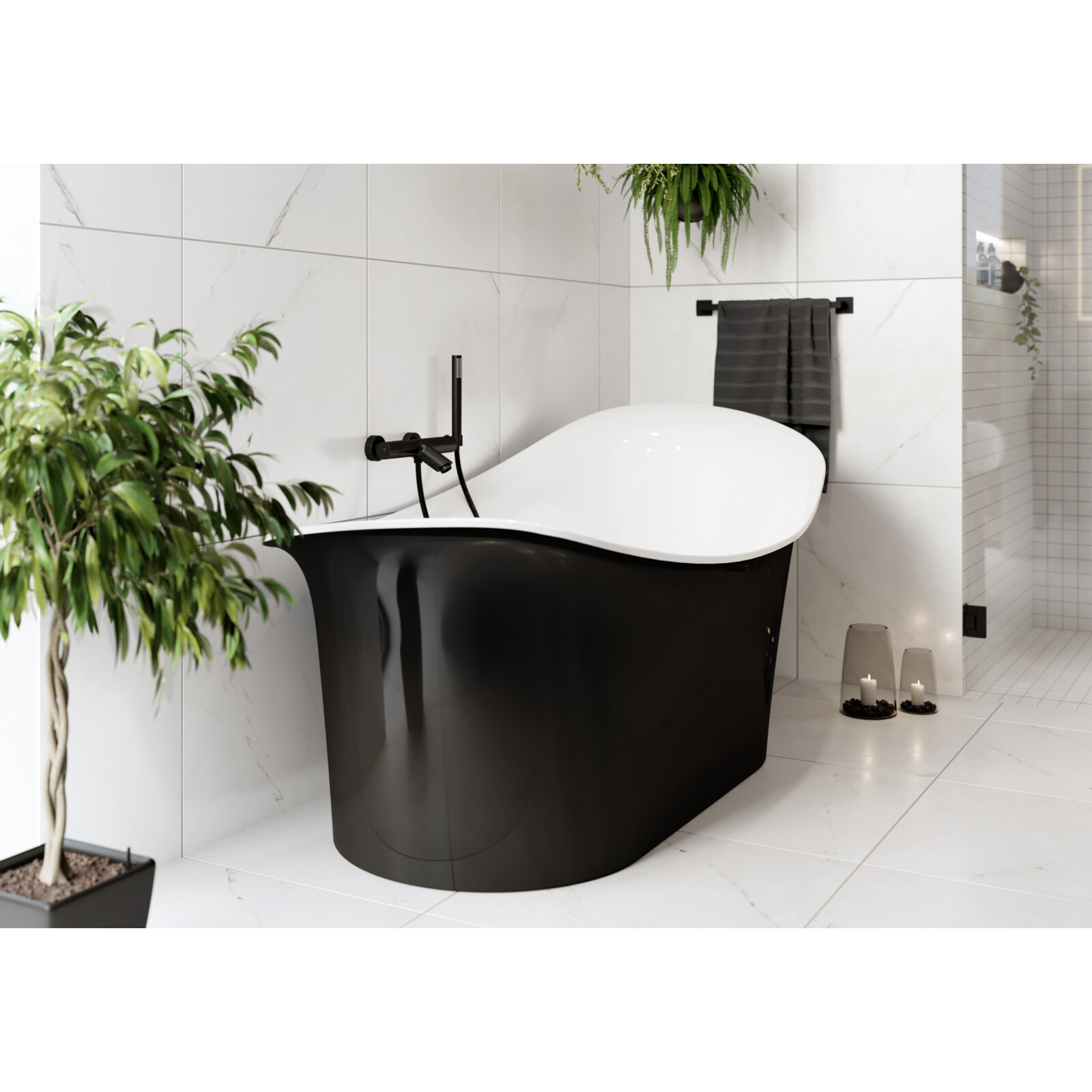 GROOS badekar med FELIX og TENGE