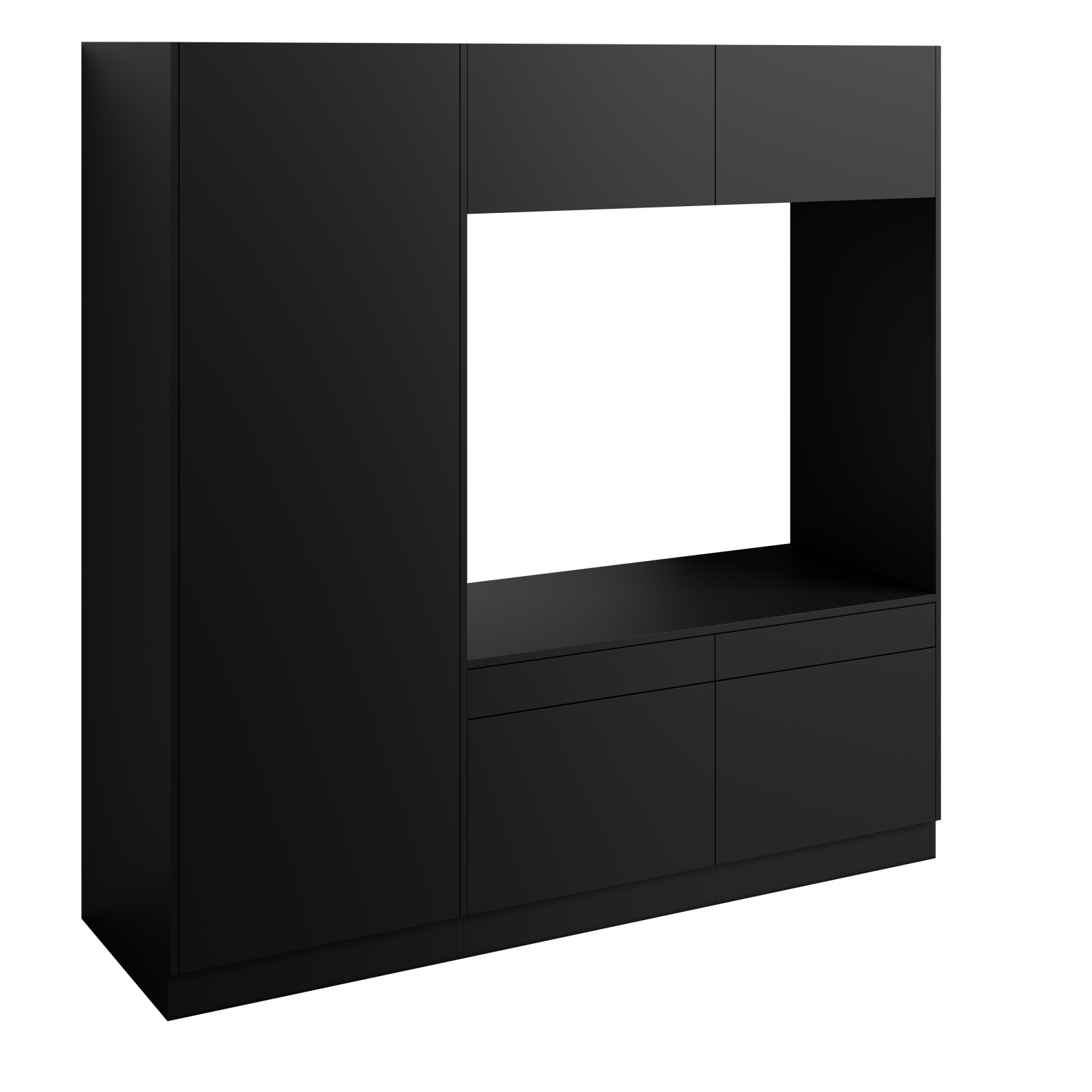 Høyskap og dobbel vaskemaskinmodul FAY