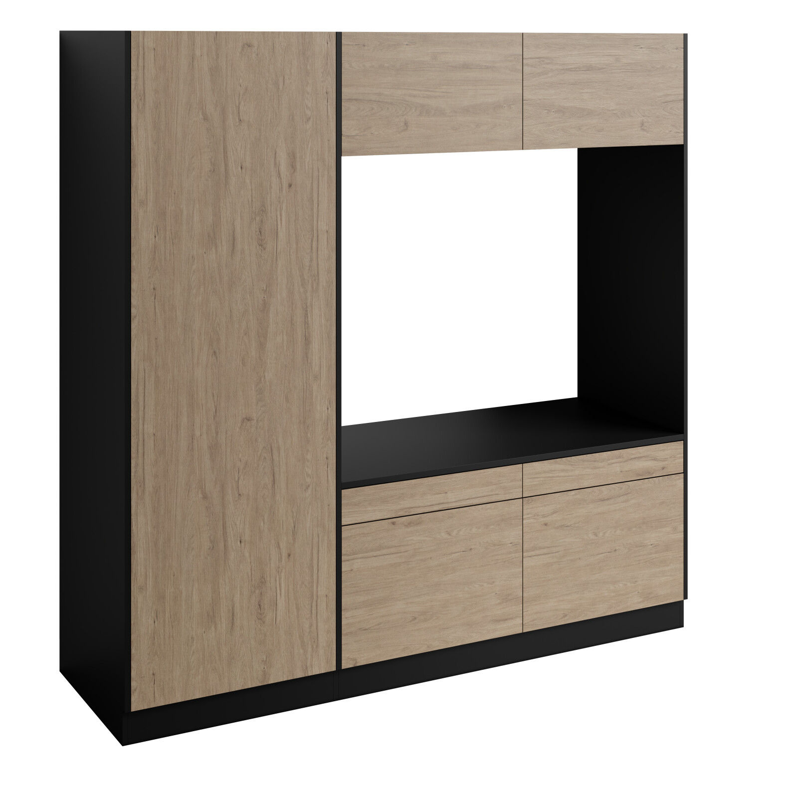 Høyskap og dobbel vaskemaskinmodul FAY