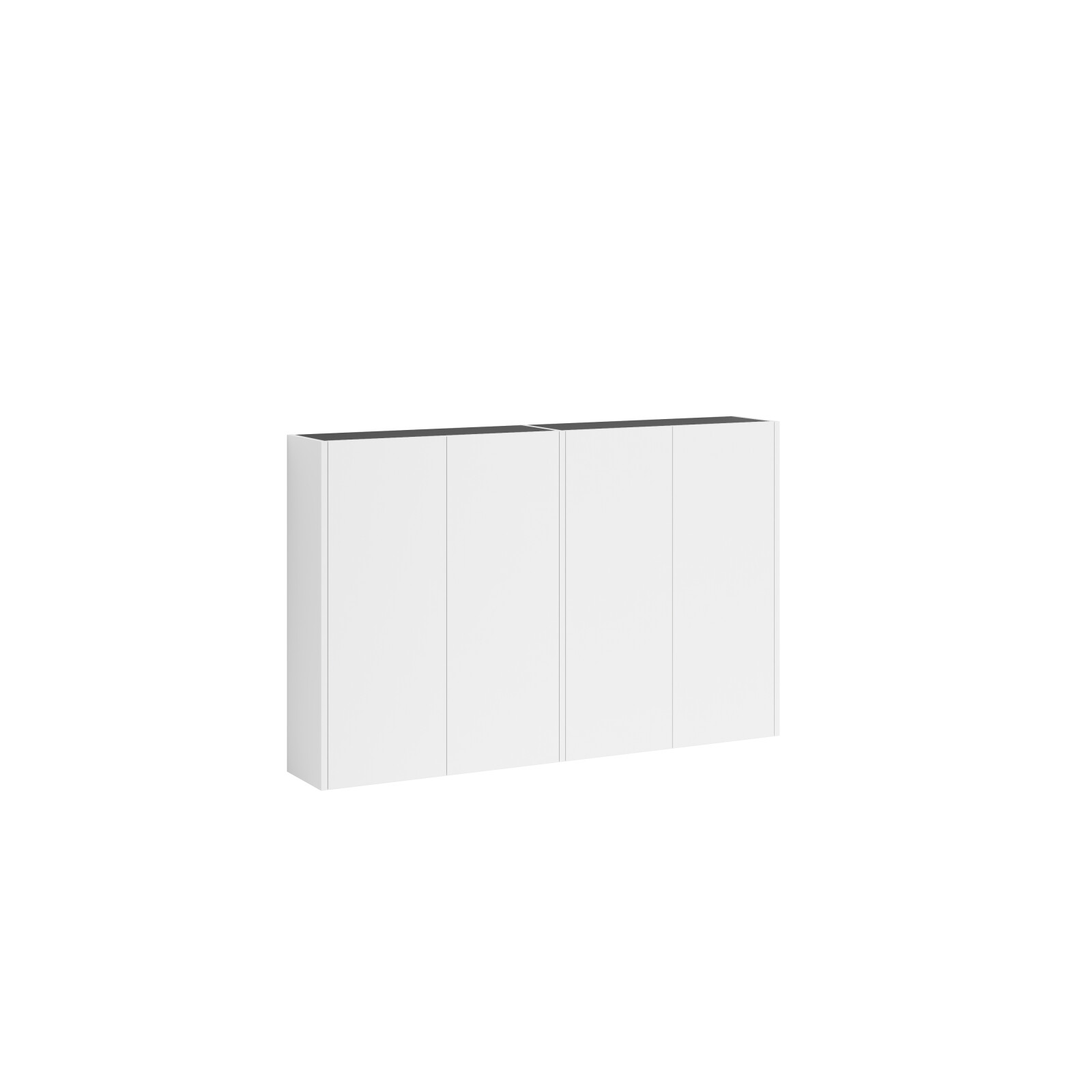 Veggskap dobbelt uten speil