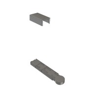 Toppdeksel & shims, krom
